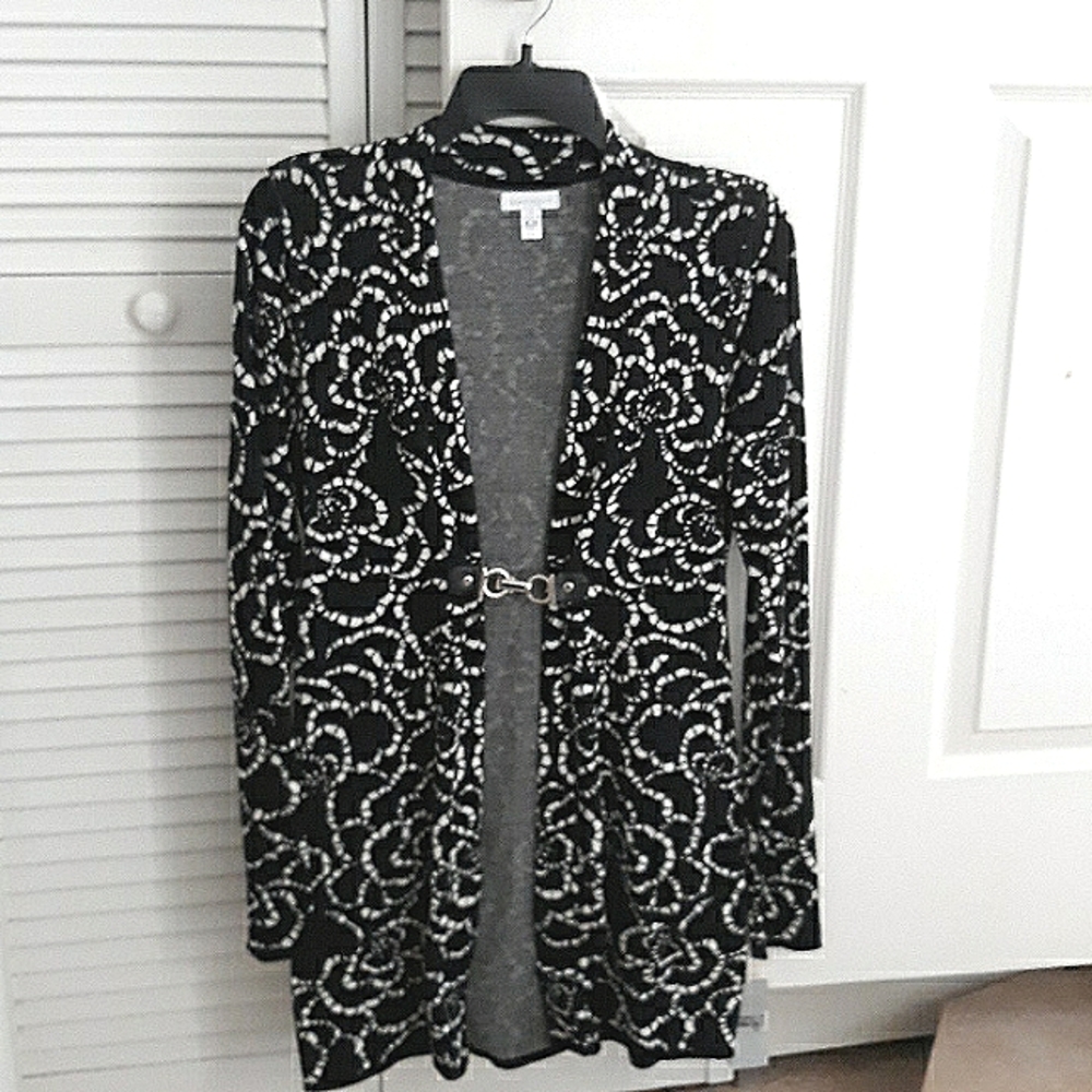 black & white jacket